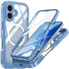 For iPhone 17 Life Waterproof MagSafe Magnetic Rugged Phone Case(Sky Blue) - 1