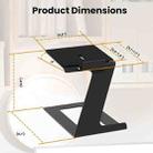 2pcs/Pack Desktop Speaker Metal Bracket Computer Audio Bracket(Black) - 3