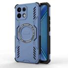 For OPPO K13 5G Butterfly Armor MagSafe Magnetic Ring Shockproof Phone Case(Blue) - 1
