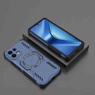 For OPPO K13 5G Butterfly Armor MagSafe Magnetic Ring Shockproof Phone Case(Blue) - 2