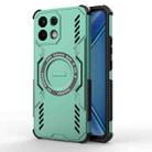 For OPPO K13 5G Butterfly Armor MagSafe Magnetic Ring Shockproof Phone Case(Light Green) - 1