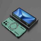 For OPPO K13 5G Butterfly Armor MagSafe Magnetic Ring Shockproof Phone Case(Light Green) - 2