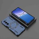 For OPPO A5 5G Global / K13x 5G Butterfly Armor MagSafe Magnetic Ring Shockproof Phone Case(Blue) - 2