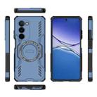 For OPPO A5 5G Global / K13x 5G Butterfly Armor MagSafe Magnetic Ring Shockproof Phone Case(Blue) - 3