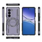 For OPPO A5 5G Global / K13x 5G Butterfly Armor MagSafe Magnetic Ring Shockproof Phone Case(Purple) - 3