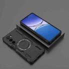 For OPPO A5 5G Global / K13x 5G Butterfly Armor MagSafe Magnetic Ring Shockproof Phone Case(Black) - 2