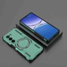 For OPPO A5 5G Global / K13x 5G Butterfly Armor MagSafe Magnetic Ring Shockproof Phone Case(Light Green) - 2