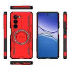 For OPPO A5 5G Global / K13x 5G Butterfly Armor MagSafe Magnetic Ring Shockproof Phone Case(Red) - 3