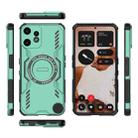 For Nothing CMF Phone 2 Pro 5G Global Butterfly Armor MagSafe Magnetic Ring Shockproof Phone Case(Light Green) - 3