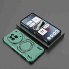 For Nothing Phone 3a Pro Butterfly Armor MagSafe Magnetic Ring Shockproof Phone Case(Light Green) - 2