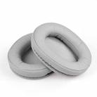 2pcs Sponge Earmuffs Replacement Earpads For ATH-MSR7, Style:Grey Protein Leather - 1
