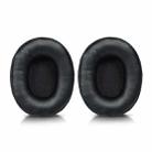 2pcs Sponge Earmuffs Replacement Earpads For ATH-SR5 / SR5BT, Style:Black Protein Leather - 1