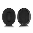 2pcs Sponge Earmuffs Replacement Earpads For ATH-SR5 / SR5BT, Style:Black Ice Silk Cloth - 1