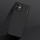 For iPhone 12 mini X-level Knight Series Ultra-thin All-inclusive PU Case(Black) - 1