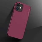 For iPhone 12 mini X-level Knight Series Ultra-thin All-inclusive PU Case(Wine Red) - 1