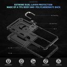 For Samsung Galaxy Z Flip7 5G Shockproof TPU + PC Phone Case with Holder(Black) - 3