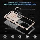 For Samsung Galaxy Z Flip7 5G Shockproof TPU + PC Phone Case with Holder(Gold) - 3