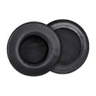 For Dareu EH722 2pcs Protein Leather Slip-on Type Earphone Covers(Black) - 1