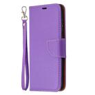 For Samsung Galaxy S20 FE 5G / S20 Lite Litchi Texture Pure Color Horizontal Flip PU Leather Case with Holder & Card Slots & Wallet & Lanyard(Purple) - 2