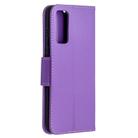 For Samsung Galaxy S20 FE 5G / S20 Lite Litchi Texture Pure Color Horizontal Flip PU Leather Case with Holder & Card Slots & Wallet & Lanyard(Purple) - 3