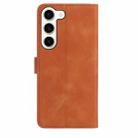 For Samsung Galaxy S23+ 5G Rose Flower Embossing Pattern Leather Phone Case(Brown) - 3