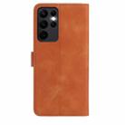 For Samsung Galaxy S23 Ultra 5G Rose Flower Embossing Pattern Leather Phone Case(Brown) - 3