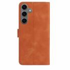 For Samsung Galaxy S24+ 5G Rose Flower Embossing Pattern Leather Phone Case(Brown) - 3