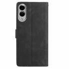 For Samsung Galaxy S25 Edge 5G Rose Flower Embossing Pattern Leather Phone Case(Black) - 2