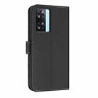 For OPPO A77 4G / A57 4G Global Metal Bow Leather Phone Case with Hand Strap(Black) - 3