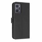 For OPPO Reno7 A / Reno9 A Metal Bow Leather Phone Case with Hand Strap(Black) - 3
