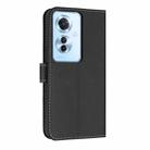 For OPPO Reno11 F / F21 Pro India Metal Bow Leather Phone Case with Hand Strap(Black) - 3
