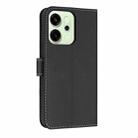 For OPPO Reno14 5G Metal Bow Leather Phone Case with Hand Strap(Black) - 3