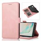 For Samsung Galaxy Note 10 Retro Magnetic Closing Clasp Horizontal Flip Leather Case with Holder & Card Slots & Photo Frame & Wallet(Rose Gold) - 1