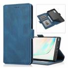 For Samsung Galaxy Note 10 Retro Magnetic Closing Clasp Horizontal Flip Leather Case with Holder & Card Slots & Photo Frame & Wallet(Navy Blue) - 1