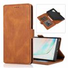 For Samsung Galaxy Note 10 Plus Retro Magnetic Closing Clasp Horizontal Flip Leather Case with Holder & Card Slots & Photo Frame & Wallet(Brown) - 1
