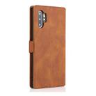 For Samsung Galaxy Note 10 Plus Retro Magnetic Closing Clasp Horizontal Flip Leather Case with Holder & Card Slots & Photo Frame & Wallet(Brown) - 3