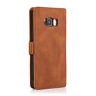 For Samsung Galaxy S8 Retro Magnetic Closing Clasp Horizontal Flip Leather Case with Holder & Card Slots & Photo Frame & Wallet(Brown) - 3