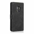 For Samsung Galaxy S9 Retro Magnetic Closing Clasp Horizontal Flip Leather Case with Holder & Card Slots & Photo Frame & Wallet(Black) - 3
