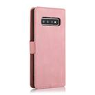 For Samsung Galaxy S10 Retro Magnetic Closing Clasp Horizontal Flip Leather Case with Holder & Card Slots & Photo Frame & Wallet(Rose Gold) - 3