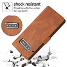 For Samsung Galaxy S10 Plus Retro Magnetic Closing Clasp Horizontal Flip Leather Case with Holder & Card Slots & Photo Frame & Wallet(Brown) - 8