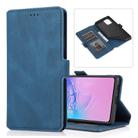 For Samsung Galaxy S10 Lite Retro Magnetic Closing Clasp Horizontal Flip Leather Case with Holder & Card Slots & Photo Frame & Wallet(Navy Blue) - 1