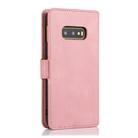 For Samsung Galaxy S10e Retro Magnetic Closing Clasp Horizontal Flip Leather Case with Holder & Card Slots & Photo Frame & Wallet(Rose Gold) - 3