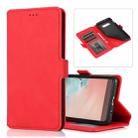 For Samsung Galaxy S10e Retro Magnetic Closing Clasp Horizontal Flip Leather Case with Holder & Card Slots & Photo Frame & Wallet(Red) - 1