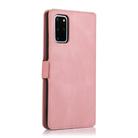 For Samsung Galaxy S20  5G Retro Magnetic Closing Clasp Horizontal Flip Leather Case with Holder & Card Slots & Photo Frame & Wallet(Rose Gold) - 3