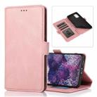 For Samsung Galaxy S20 Plus  5G Retro Magnetic Closing Clasp Horizontal Flip Leather Case with Holder & Card Slots & Photo Frame & Wallet(Rose Gold) - 1