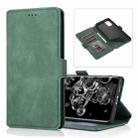 For Samsung Galaxy S20 Ultra 5G Retro Magnetic Closing Clasp Horizontal Flip Leather Case with Holder & Card Slots & Photo Frame & Wallet(Green) - 1