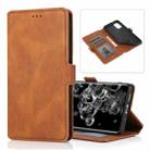 For Samsung Galaxy S20 Ultra 5G Retro Magnetic Closing Clasp Horizontal Flip Leather Case with Holder & Card Slots & Photo Frame & Wallet(Brown) - 1