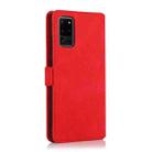 For Samsung Galaxy S20 Ultra 5G Retro Magnetic Closing Clasp Horizontal Flip Leather Case with Holder & Card Slots & Photo Frame & Wallet(Red) - 3