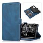 For Samsung Galaxy S20 Ultra 5G Retro Magnetic Closing Clasp Horizontal Flip Leather Case with Holder & Card Slots & Photo Frame & Wallet(Navy Blue) - 1