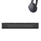 Sponge Earmuffs Replacement Earpads For Audio-Technica ATH-SR30BT, Style:Black Leather Headband - 1